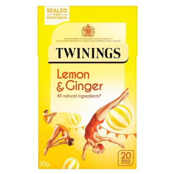 Twinings Lemon & Ginger 20 Pack (4 x 30g)