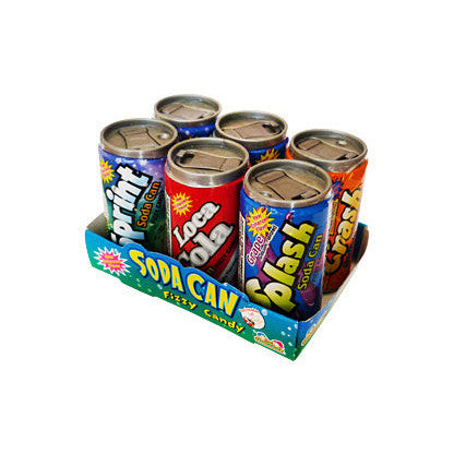 Soda Can Fizzy Candy 6 Pack (12 x 42g)