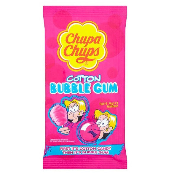 Chupa Chups Bubble Gum Cotton Candy (Box of 12)