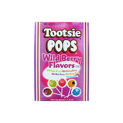 Tootsie Pops Wildbeere (100 x 17g)