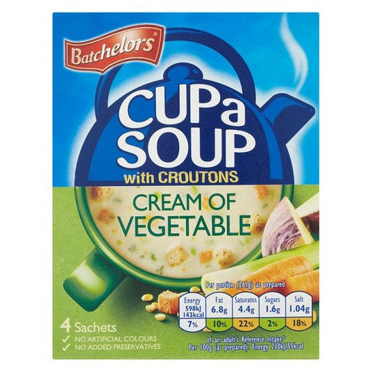 Batchelors Cup A Soup Granules Vegetable (9 x 120g)