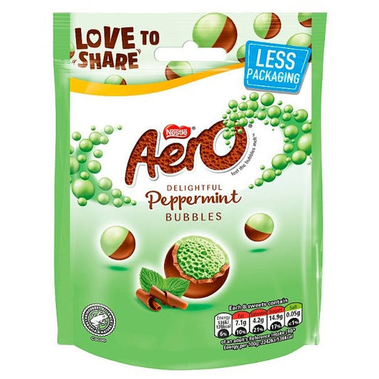 Aero Bubbles Peppermint (8 x 92g)