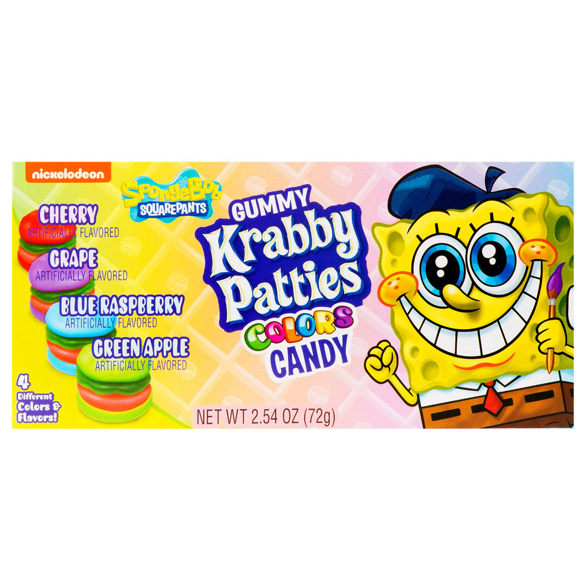 Spongebob Squarepants Gummy Krabby Patties Colors (12 x 72g)