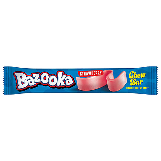 Bazooka Chew Bar Strawberry