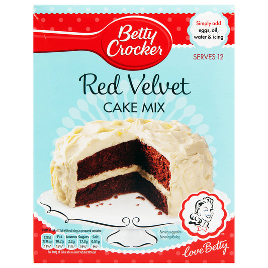 Betty Crocker Cake Mix Red Velvet (6 x 425g)