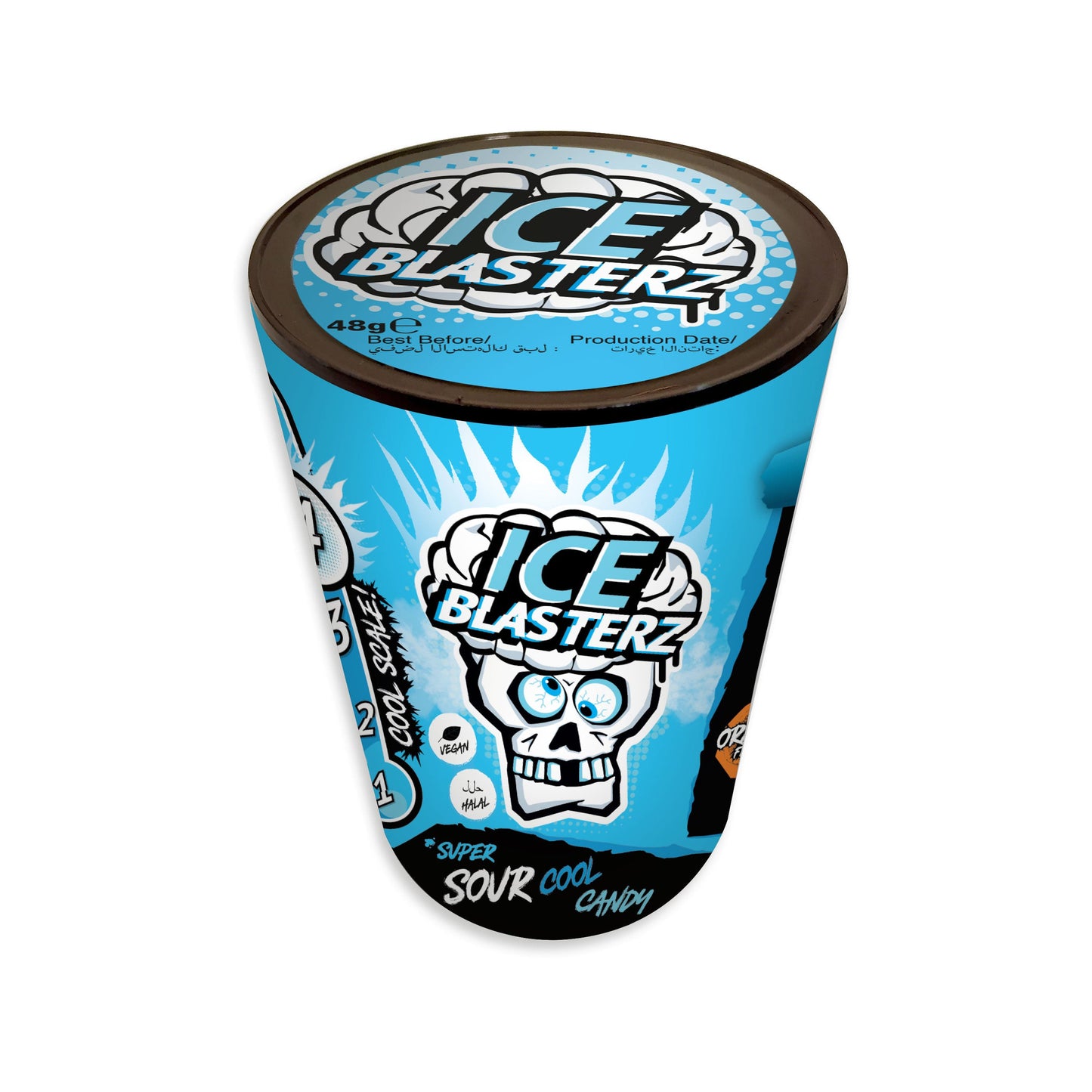 Brain Blasterz Ice Blasterz Super Sour Cool (12 x 48g)