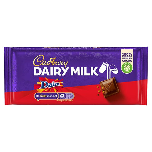 Cadbury Dairy Milk Daim (18 x 120g) - AmerikaanseGroothandel.nl