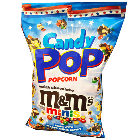 Candy Pop Popcorn M&M's Minis (12 x 149g) - AmerikaanseGroothandel.nl