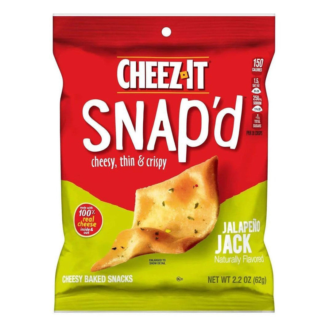 Cheez-It Snap'd Jalapeño Jack (6 x 62g) - AmerikaanseGroothandel.nl