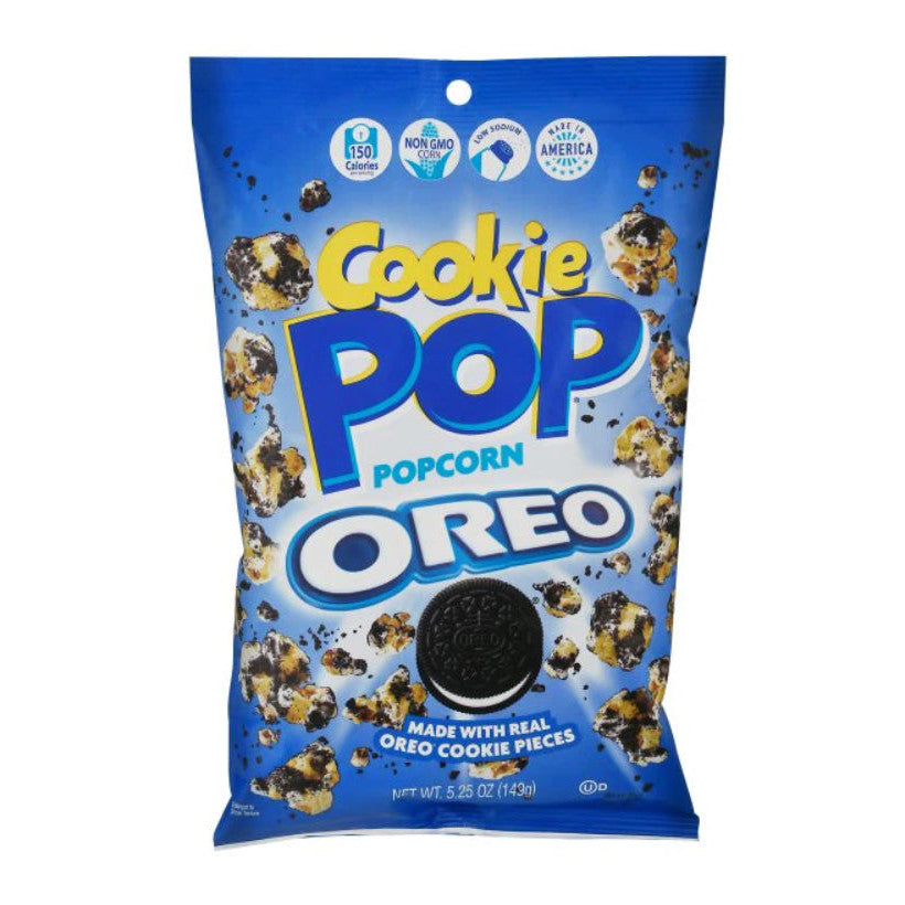 Candy Pop Cookie Pop Popcorn Oreo (12 x 149g) - AmerikaanseGroothandel.nl