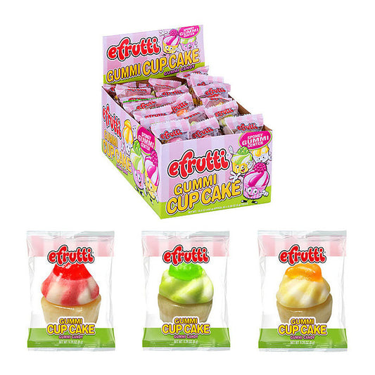 efrutti Gummi Cupcakes (Box of 60)