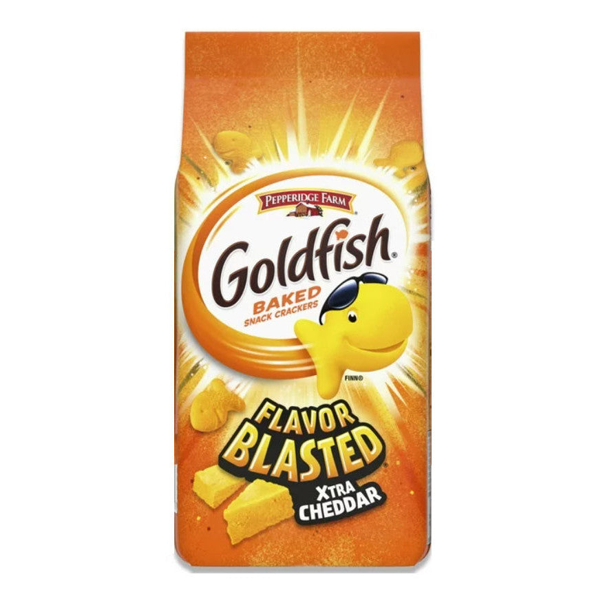 Goldfish Crackers Flavor Blasted Xtra Cheddar