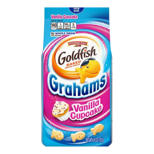 Goldfish Crackers Grahams Vanilla Cupcake