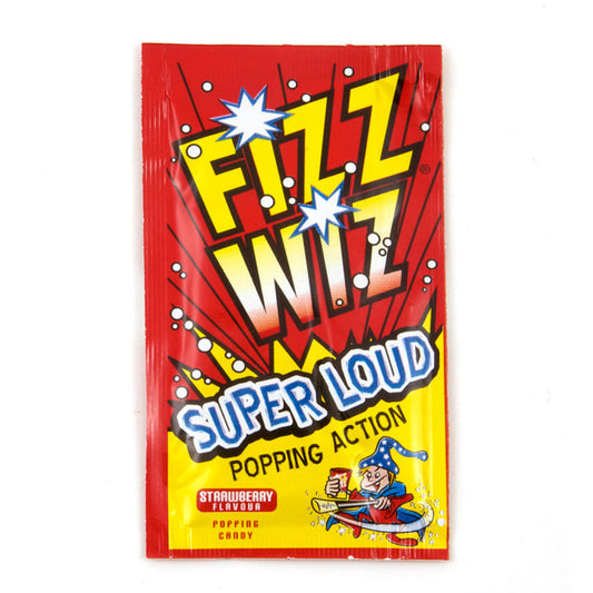 Fizz Wiz Popping Candy Strawberry (Box of 50)