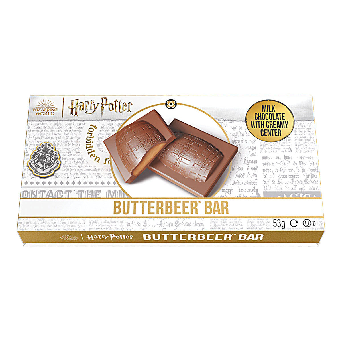 Harry Potter Butterbeer Filled Chocolate Bar (24 x 53g) - AmerikaanseGroothandel.nl