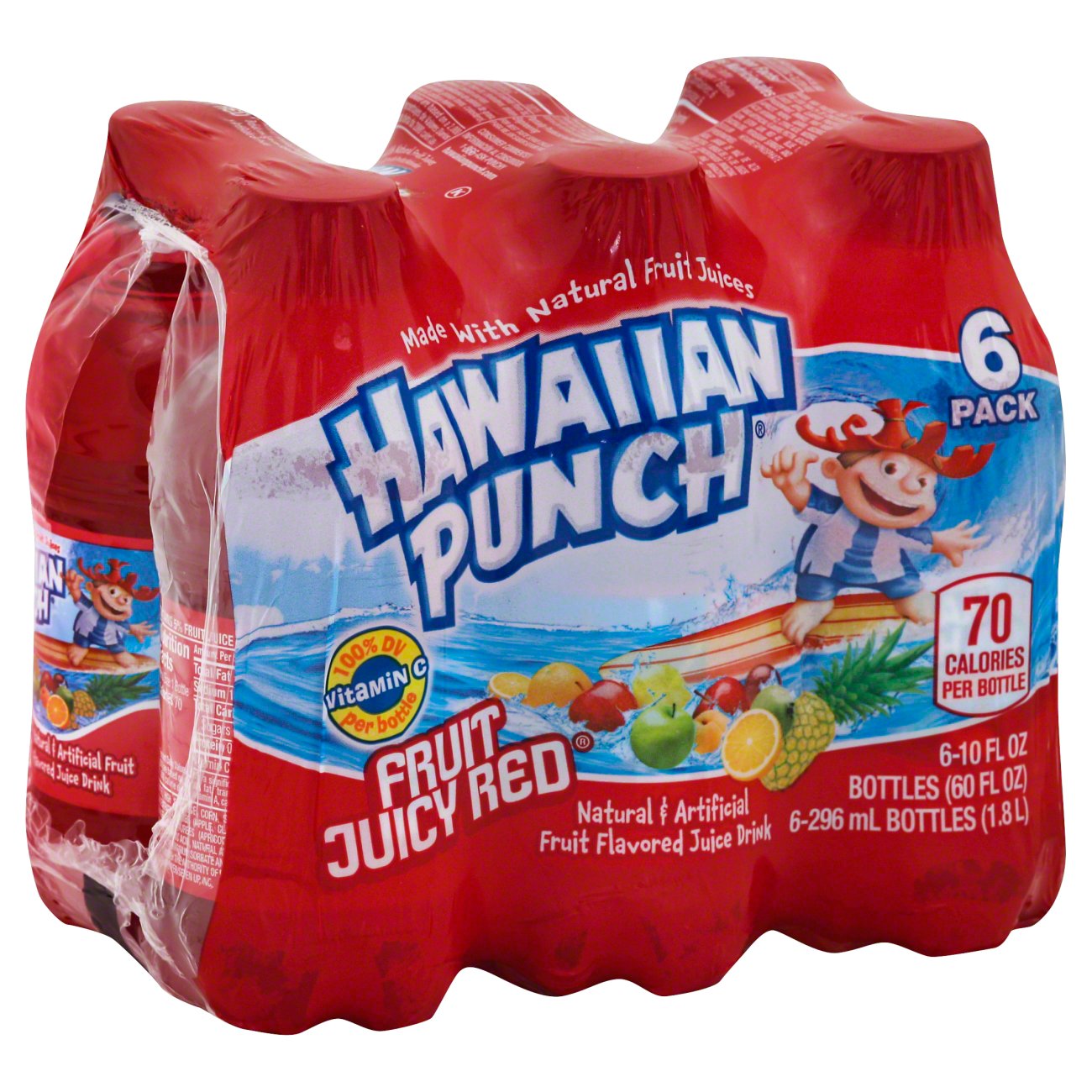 Hawaiian Punch Fruit Juicy Red 6 Pack (Box of 4)