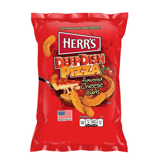 Herr's Baked Cheese Curls Deep Dish Pizza (12 x 170g)