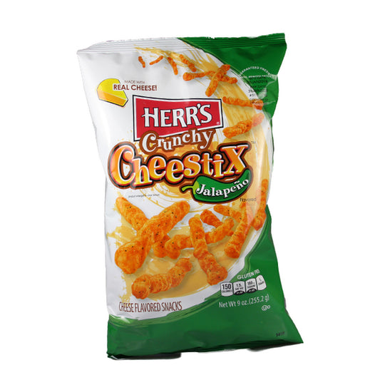 Herr's Crunchy Cheestix Jalapeño (8 x 227g)