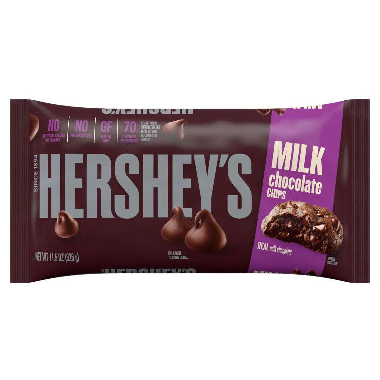 Hershey's Chips Milk Chocolate (12 x 326g) - AmerikaanseGroothandel.nl