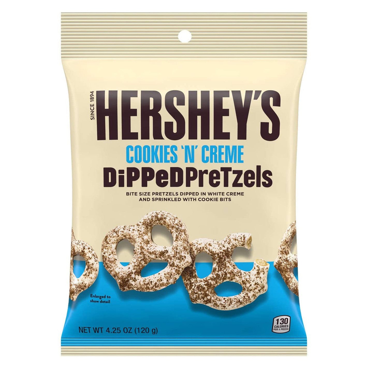 Hershey's Dipped Pretzels Cookies 'N' Creme (12 x 120g) - AmerikaanseGroothandel.nl