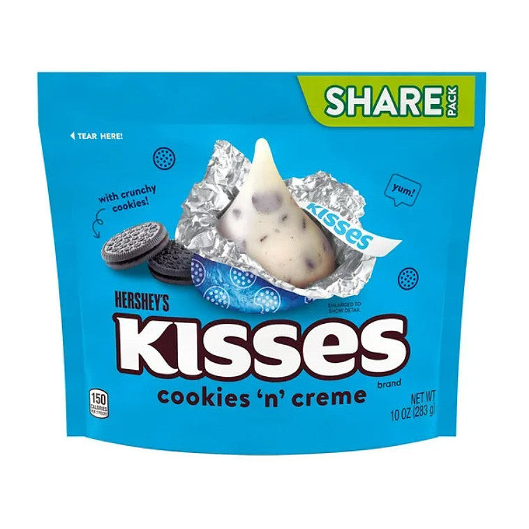 Hershey's Kisses Cookies 'N' Creme (8 x 283g) - AmerikaanseGroothandel.nl