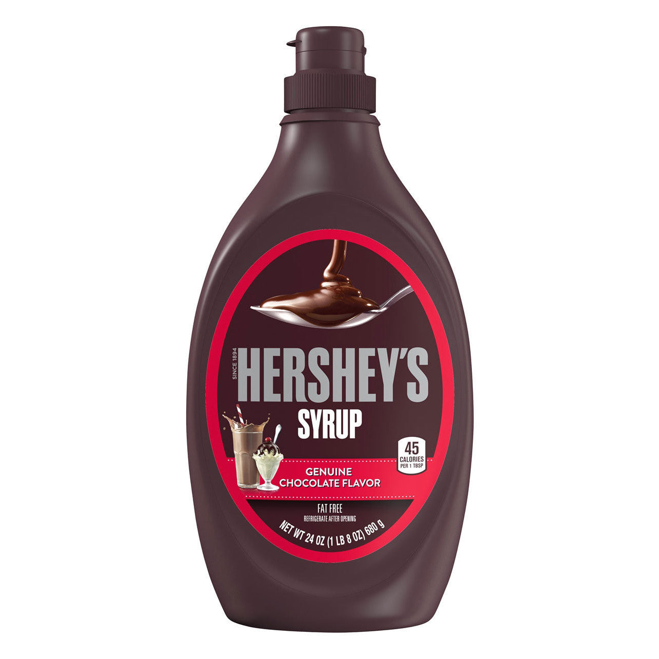 Hershey's Syrup Genuine Chocolate (12 x 680g)