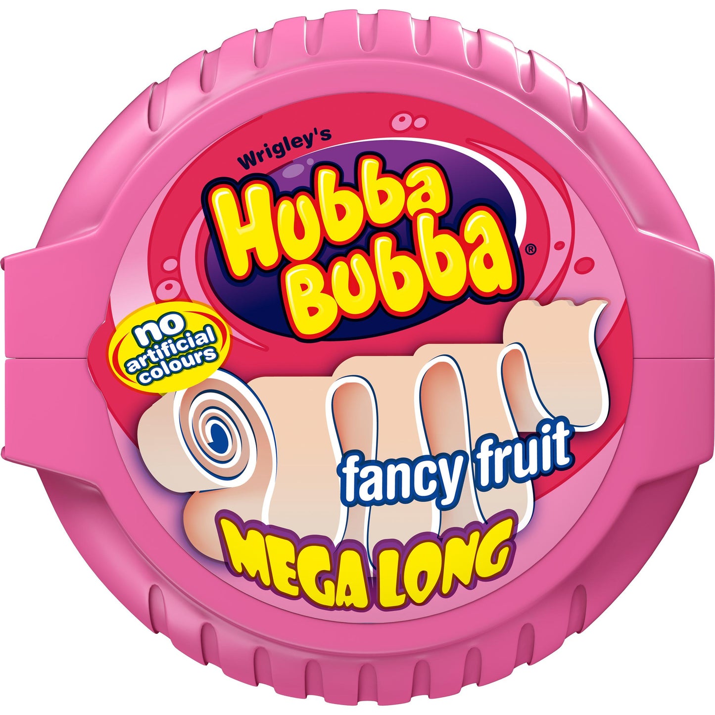 Hubba Bubba Bubble Tape Mega Long Fancy Fruit (12 x 56g) - AmerikaanseGroothandel.nl