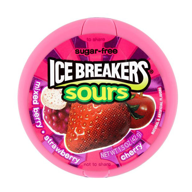 Ice Breakers Sours Berry (8 x 42g) - AmerikaanseGroothandel.nl