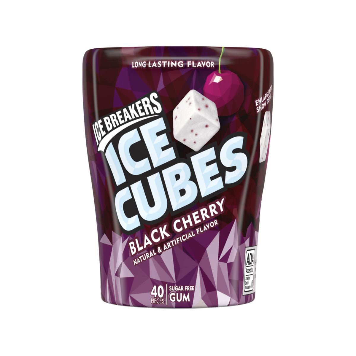 Ice Breakers Gum Ice Cubes Black Cherry (6 x 92g)