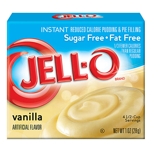 Jell-O Instant Pudding & Pie Filling Vanilla Sugar & Fat Free (24 x 28g)