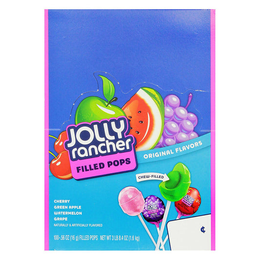 Jolly Rancher Filled Pops (100 x 16g)