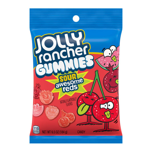 Jolly Rancher Gummies Sour Awesome Reds (12 x 184g) - AmerikaanseGroothandel.nl