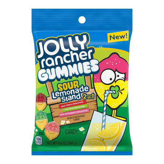 Jolly Rancher Gummies Sour Lemonade (12 x 184g)