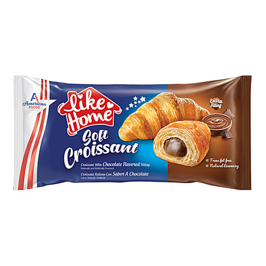 Like Home Soft Croissant Chocolate (20 x 55g) - AmerikaanseGroothandel.nl