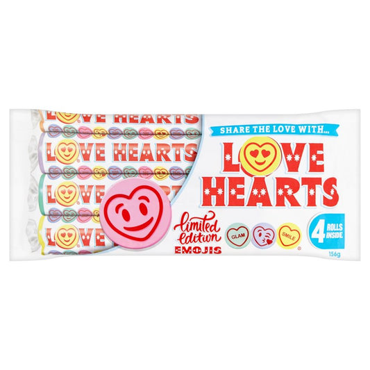 Swizzels Love Hearts 4er Pack (12 x 105g)