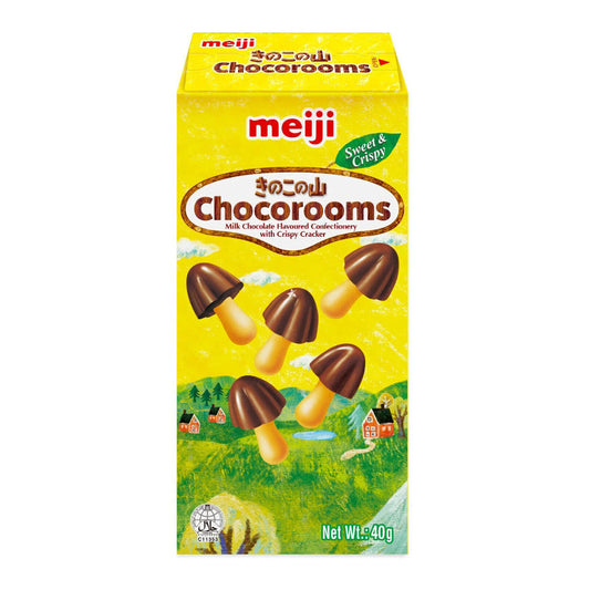 Meiji Chocorooms Chocolate (10 x 40g) - AmerikaanseGroothandel.nl