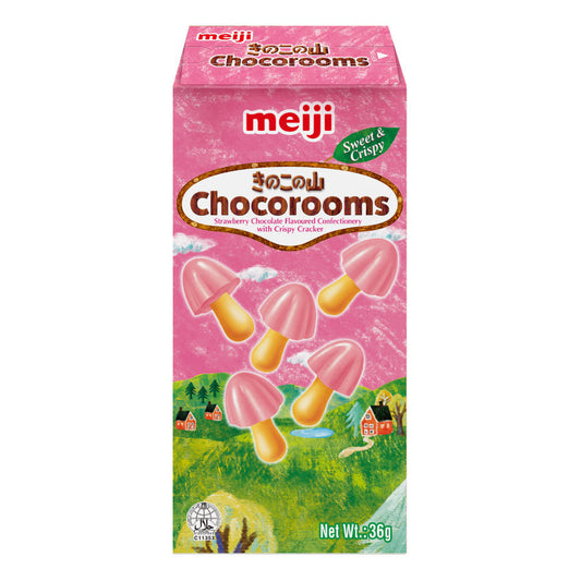 Meiji Chocorooms Strawberry (10 x 36g)