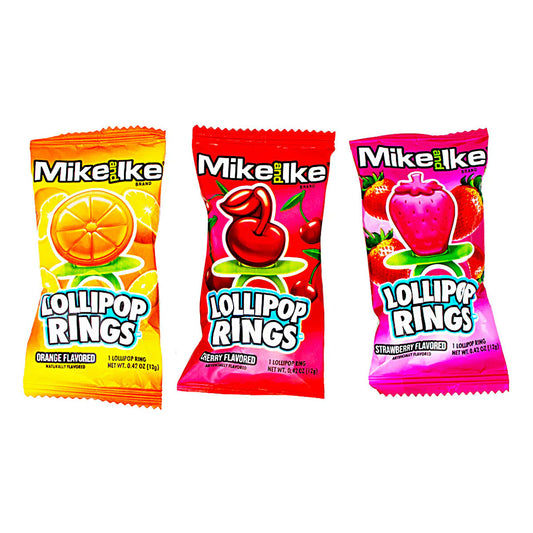 Mike and Ike Lollipop Rings