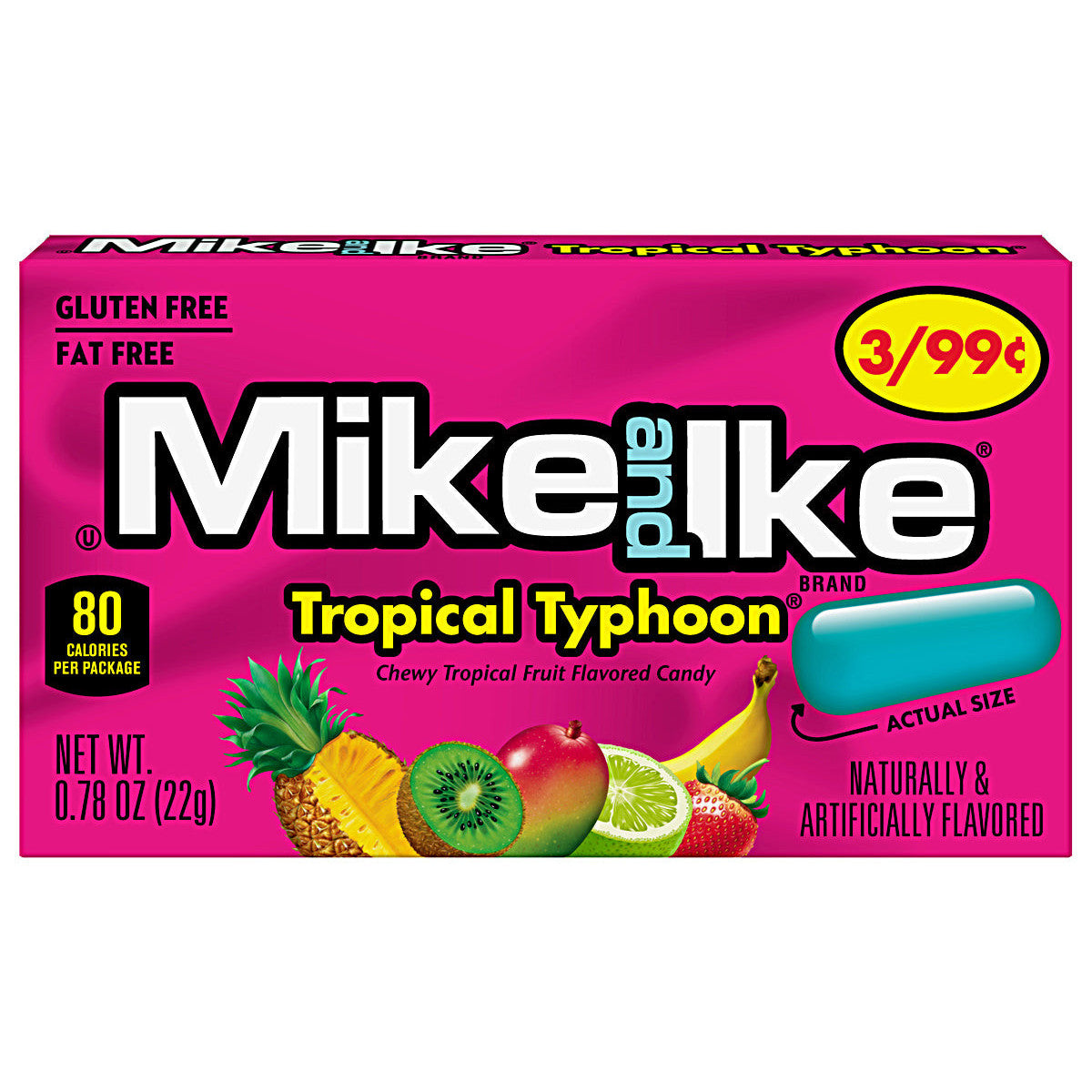 Mike and Ike Tropical Typhoon (24 x 22g)