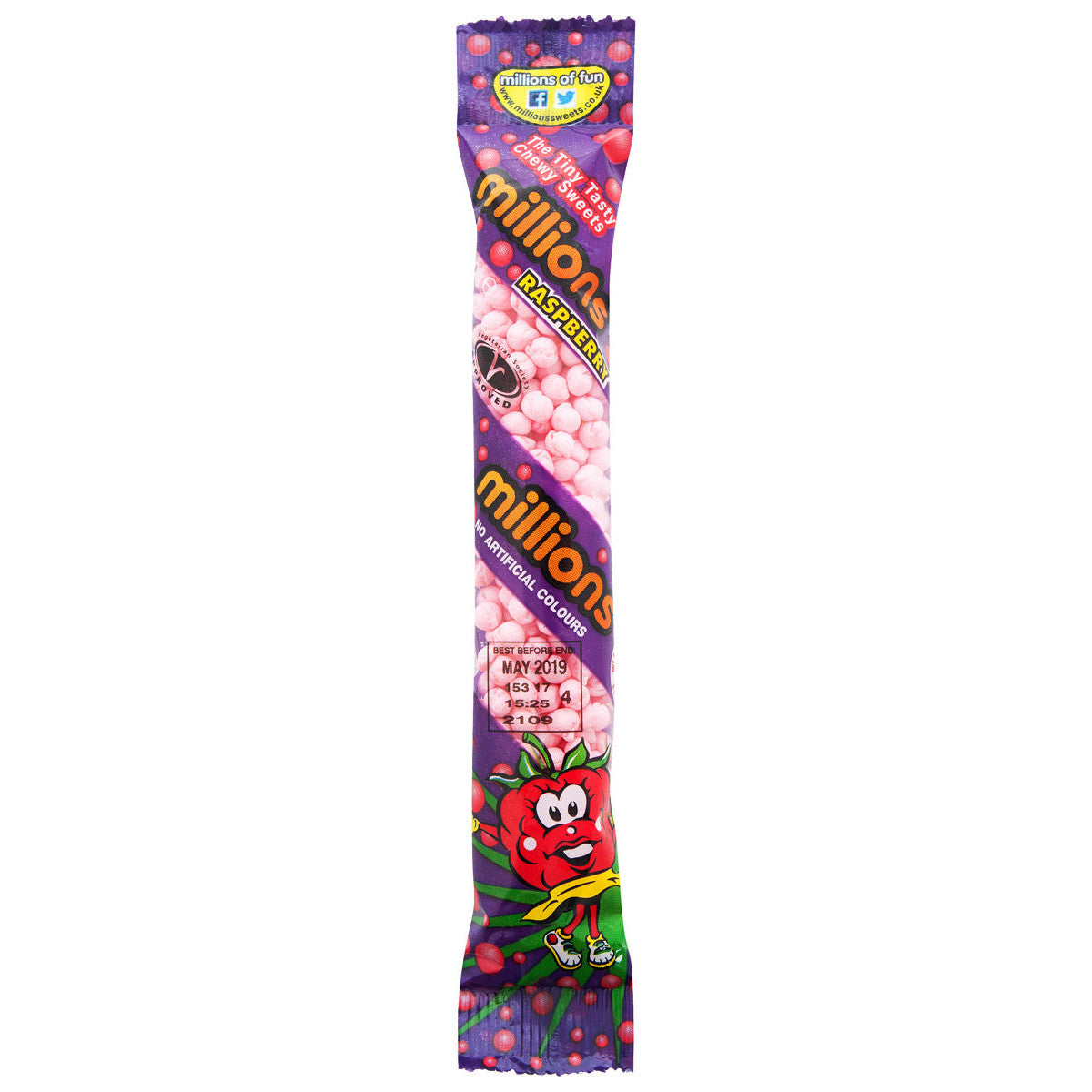 Millions Raspberry Tube (12 x 55g)