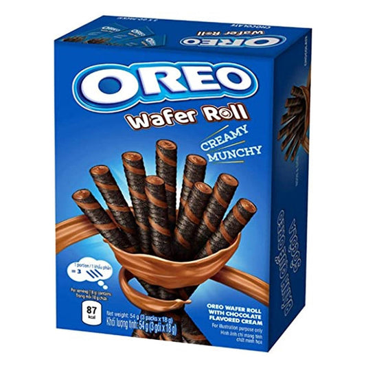 Oreo Wafer Roll Chocolate (20 x 54g) - AmerikaanseGroothandel.nl