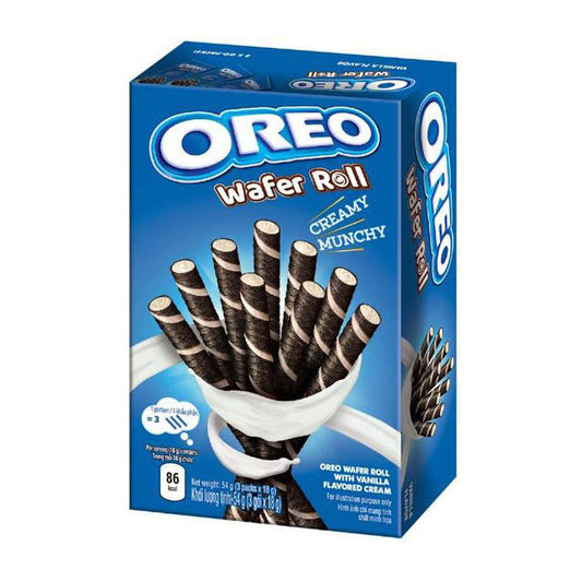 Oreo Wafer Roll Vanilla (20 x 54g) - AmerikaanseGroothandel.nl