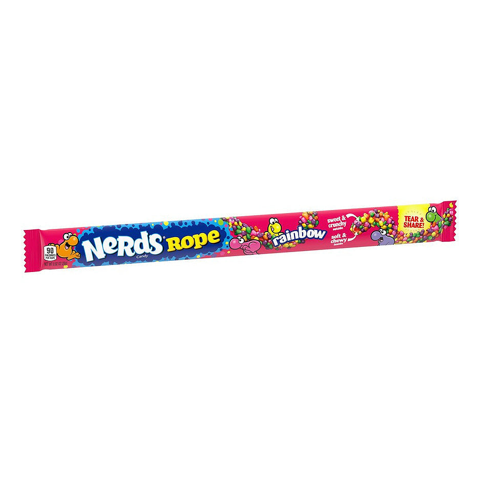 Nerds Rope Rainbow (24 x 26g) - AmerikaanseGroothandel.nl