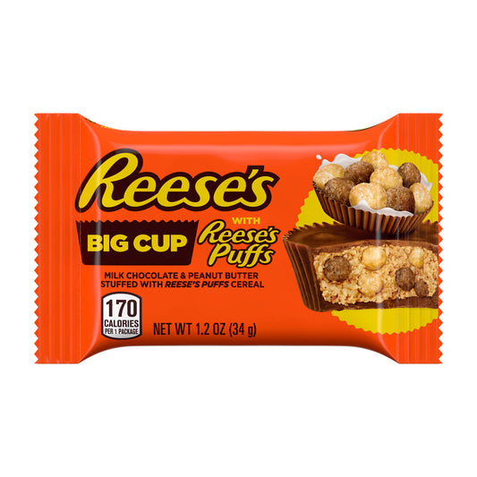 Reese's Peanut Butter Big Cup with Reese's Puffs (16 x 34g)