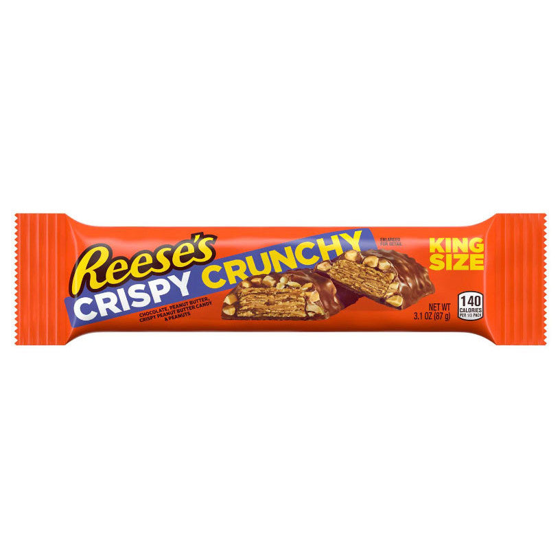 Reese's Bar Crispy Crunchy King Size (18 x 88g) - AmerikaanseGroothandel.nl