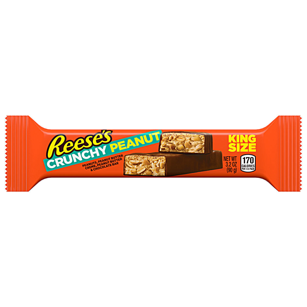 Reese's Bar Crunchy Peanut King Size (18 x 91g)