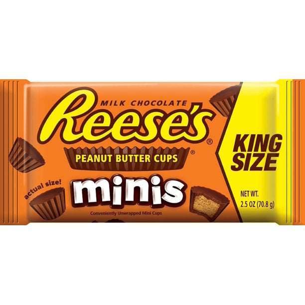 Reese's Minis Peanut Butter Cups King Size (16 x 70g) - AmerikaanseGroothandel.nl