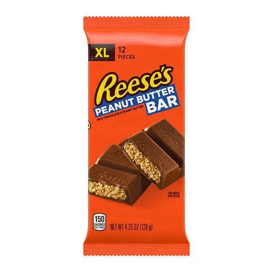 Reese's XL Milk Chocolate Peanut Butter Bar (12 x 120g) - AmerikaanseGroothandel.nl