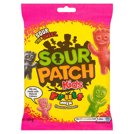 Sour Patch Kids Fruit Mix (10 x 130g) - AmerikaanseGroothandel.nl