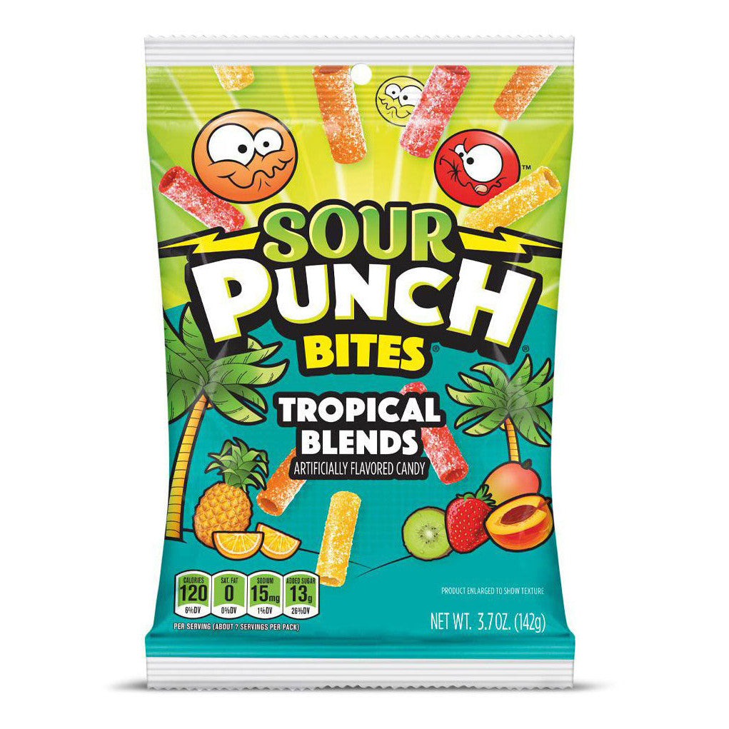 Sour Punch Bites Tropical Blends (12 x 142g)